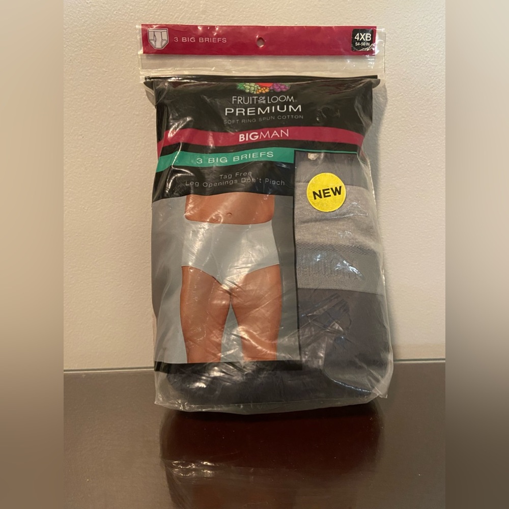 Fruit of the Loom Premium Soft Ring Spun Cotton Boxer Briefs (3 Pairs)